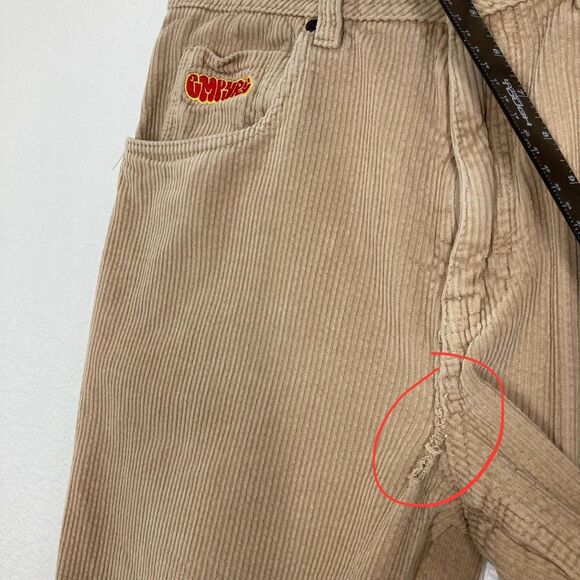 Empyre Relax Corduroy Pants Mens 32 Tan Straight Leg 5 Pocket Casual Jeans - Picture 11 of 16
